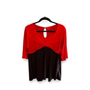 Get Laud Red and Black Shirt with Red Crossover Fabric - XL
